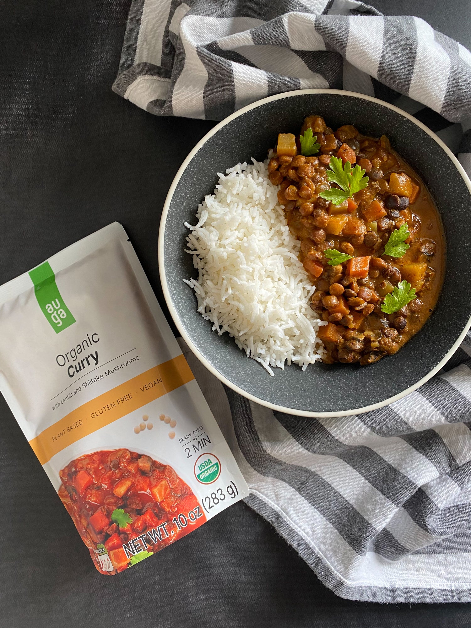 LENTIL AND SHIITAKE MUSHROOM CURRY