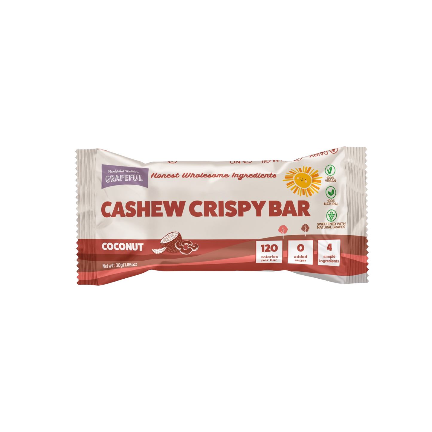 Cashew Crispy Bar Coconut