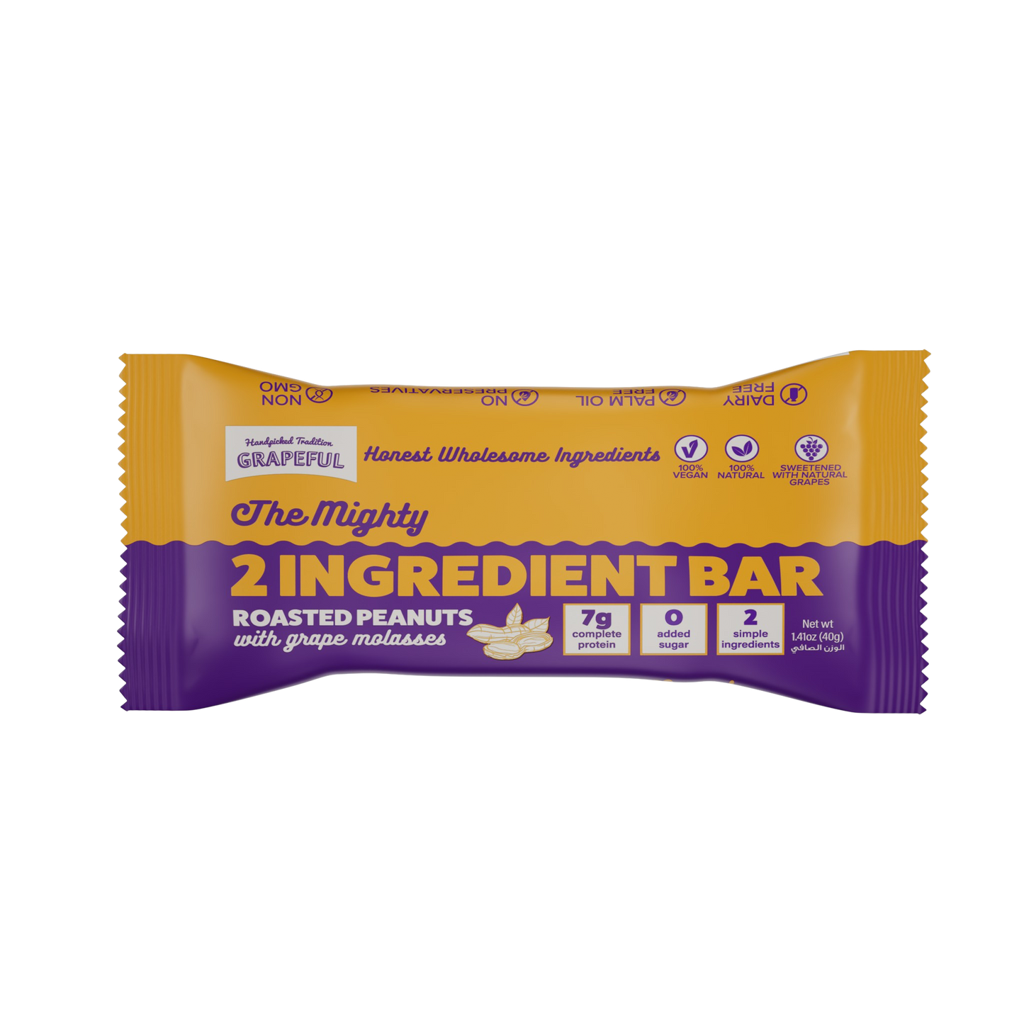 Mighty 2 Ingredient Bar Roasted Peanuts