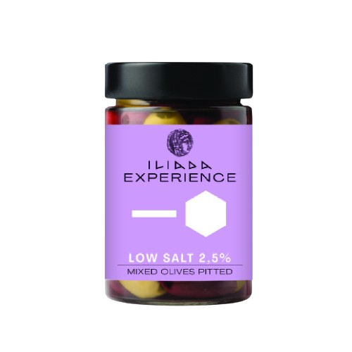 Pitted Mixed Olives Low Salt