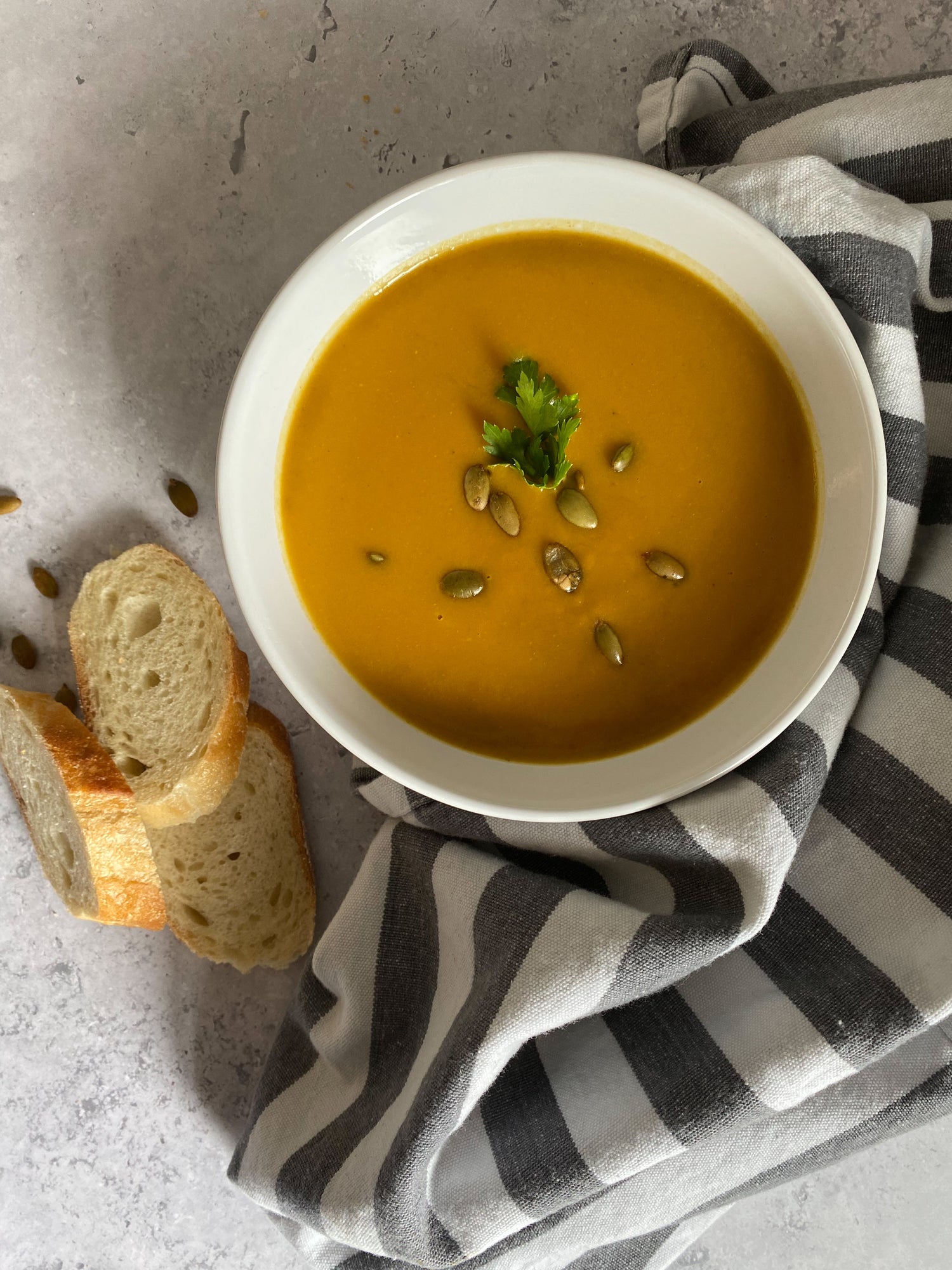 BUTTERNUT SQUASH SOUP