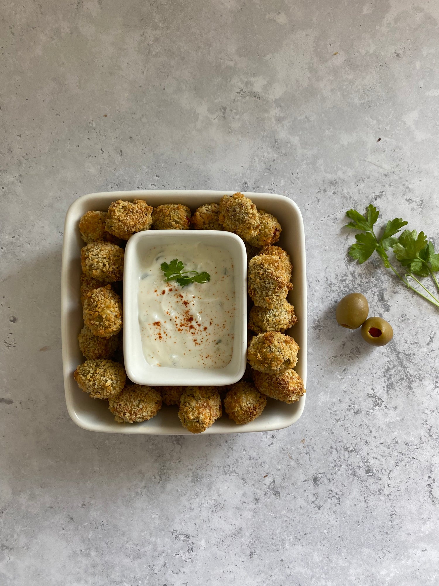 AIR FRIED OLIVES