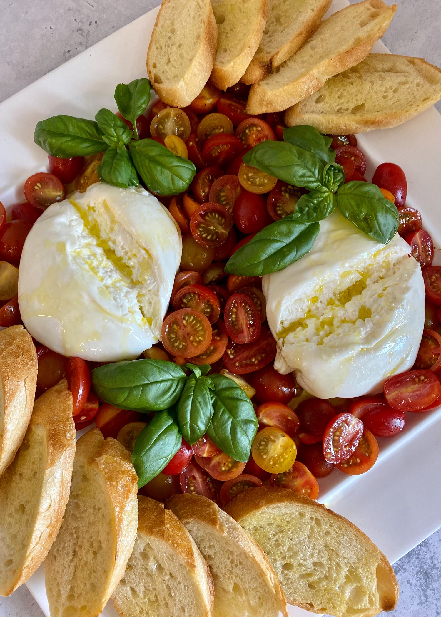 BURRATA SUMMER SALAD