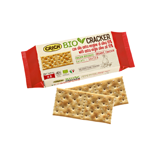 Organic Crackers Salted with Extra Virgin Olive Oil