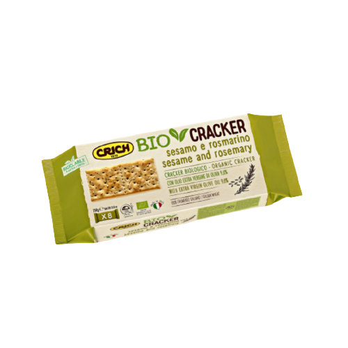 Organic Crackers with Sesame & Rosemary