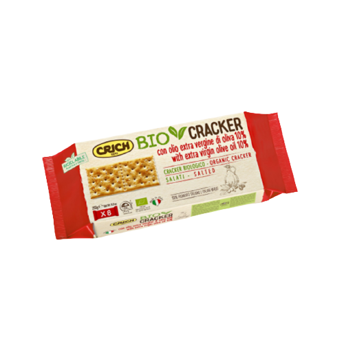 Organic Crackers Salted with Extra Virgin Olive Oil