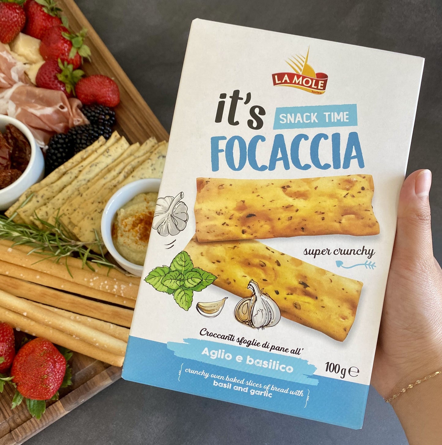 It's Focaccia Garlic