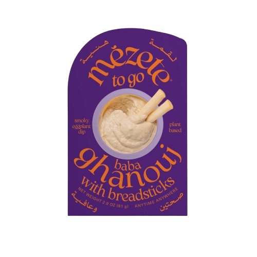 Baba Ghanouj With Breadsticks