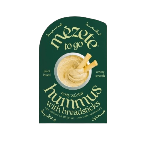 Zesty Za'atar Hummus With Breadsticks