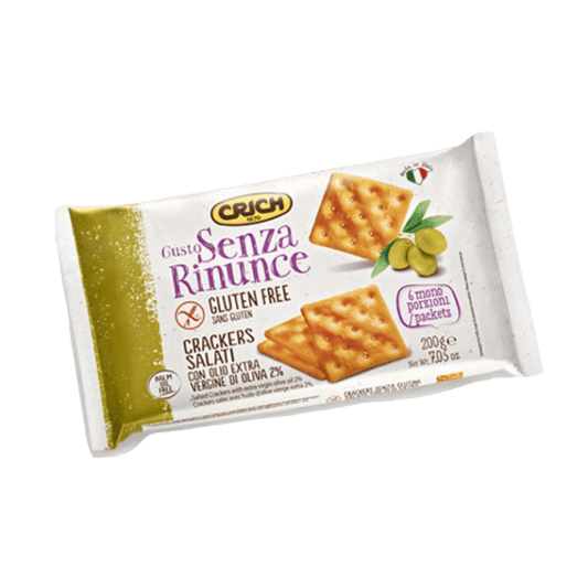 Gluten Free Salted Crackers with Extra Virgin Olive Oil