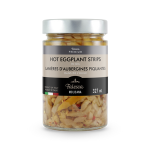 Hot Eggplant Strips in Oil